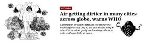 Air Pollution - Air getting dirtier in many cities across globe, warns WHO Air Pollution - Air getting dirtier in many cities across globe, warns WHO
