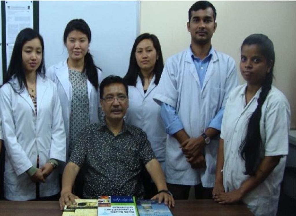Jyoti Prakash Tamang with research team at Sikkim University. Credit: India Science Wire Jyoti Prakash Tamang with research team at Sikkim University. Credit: India Science Wire