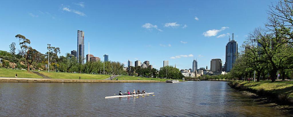 The Yarra River flows through Melbourne (Credit: Donaldytong/Wikimedia Commons)