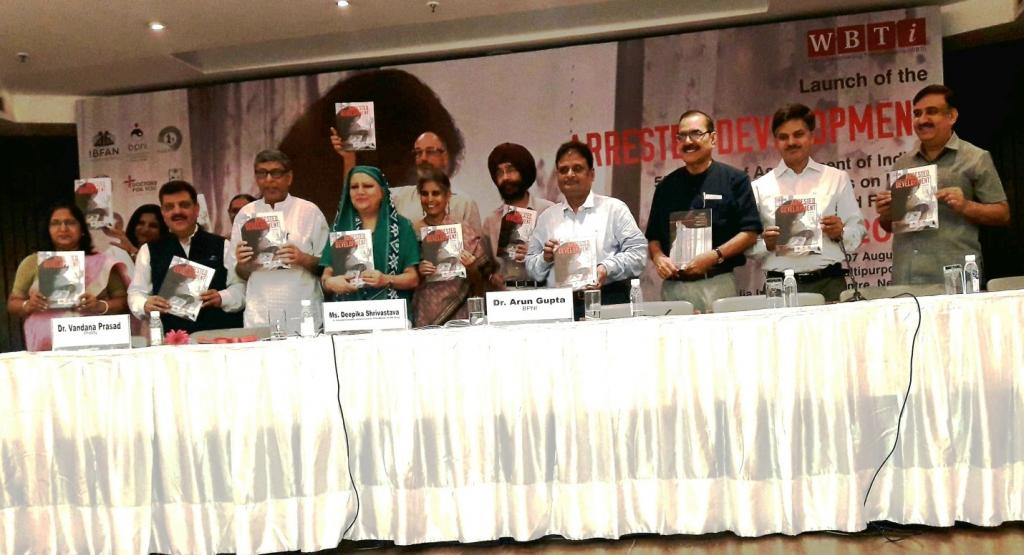 नई दिल्ली में जारी की गई ‘अरेस्टेड डेवलपमेंट, द फिफ्थ रिपोर्ट ऑफ इंडियाज पॉलिसी ऐंड प्रोग्राम्स ऑन ब्रेस्टफीडिंग ऐंड इन्फेंट ऐंड यंग चाइल्ड फीडिंग-2018’ नामक इस रिपोर्ट में स्तनपान के संदर्भ में महिलाओं की सहायता संबंधी नीति और कार्यक्रमों की पड़ताल की गई है। नई दिल्ली में जारी की गई ‘अरेस्टेड डेवलपमेंट, द फिफ्थ रिपोर्ट ऑफ इंडियाज पॉलिसी ऐंड प्रोग्राम्स ऑन ब्रेस्टफीडिंग ऐंड इन्फेंट ऐंड यंग चाइल्ड फीडिंग-2018’ नामक इस रिपोर्ट में स्तनपान के संदर्भ में महिलाओं की सहायता संबंधी नीति और कार्यक्रमों की पड़ताल की गई है।