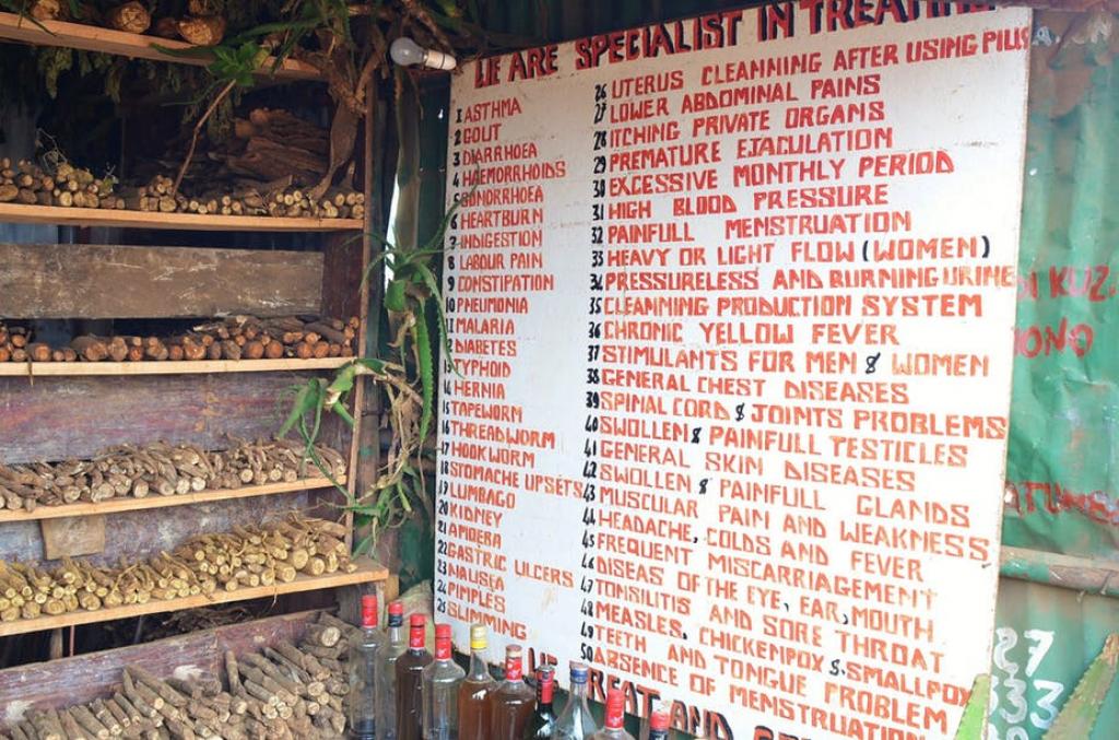 Traditional medicines on sale in Kibera slum in Nairobi. Flickr Traditional medicines on sale in Kibera slum in Nairobi. Flickr