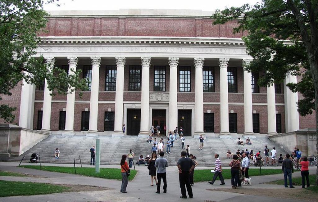 A file photo of Harvard; The risk of investing Endowment funds into farmland has tarnished the legacy of Harvard Universit. Credit: Wikimedia Commons