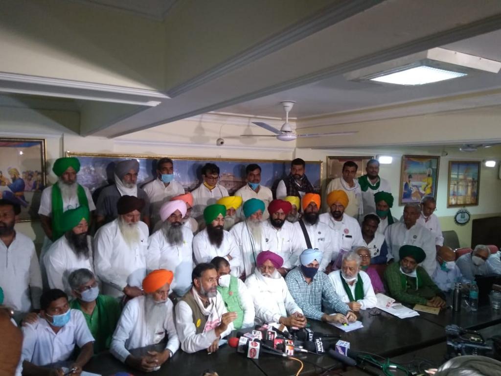 फोटो: किसान संगठनों की प्रेस कांफ्रेंस