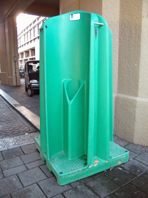 The objective of these electricity-generating urinals is to improving sanitary facilities in developing countries. Credit: Sarah Stierch/Flicker