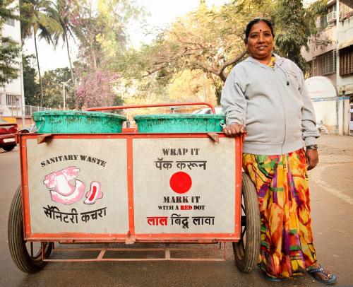 A first-of-a-kind campaign in Pune creates awareness about sanitary waste segregation