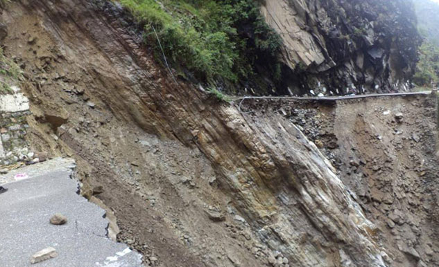 Access to many areas is cut off because of roads and bridges getting washed away by floods