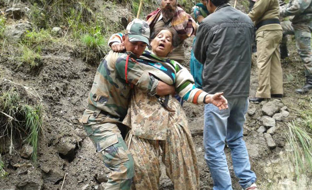 In Uttarakhand, army has undertaken rescue and relief operations in four sectors &mdash; Harsil, Kedarnath, Joshima